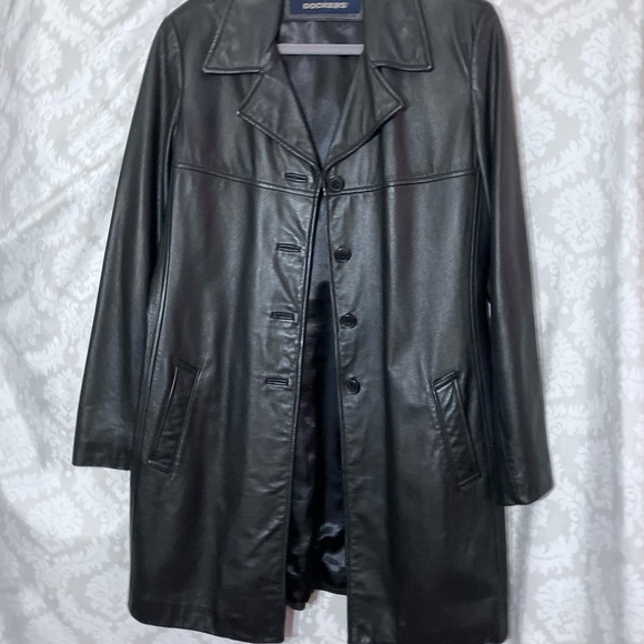 Dockers Jackets & Blazers - Vintage Dockers Leather Coat L